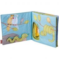 Haba, мека бебешка книжка, слонът и приятели, книга, книжка, детска книжка, детски книжки, текстилна книжка  