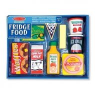 Melissa & Doug - Дървен комплект - Хранителни продукти за хладилник