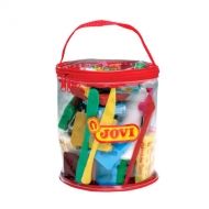 Jovi - Комплект от пластилин на растителна основа, формички и инструменти в чантичка