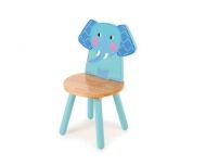 Bigjigs - Детско дървено столче - Слонче
