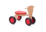 new classic toys, дървено балансно колело, червено, колело без педали, детско колело, балансно колело, четириколка, синьо дървено колело, дървено колело, игра, игри, играчка, играчки
