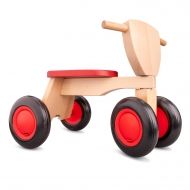 new classic toys, дървено балансно колело, червено, колело без педали, детско колело, балансно колело, четириколка, синьо дървено колело, дървено колело, игра, игри, играчка, играчки