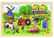 Goki - Дървен пъзел в рамка - Фермата на Милърс