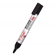 Flair - Комплект от 12 маркера за бяла дъска - Черни