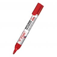 Flair - Комплект от 12 маркера за бяла дъска - Червени