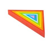 Bigjigs - Дървена играчка за сортиране - Триъгълници