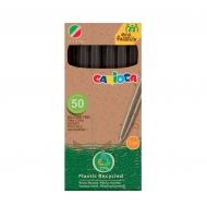 Carioca - Еко химикалка - Черна  - 50 бр.