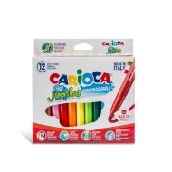 Carioca - Комплект детски маркери - 12 цвята 