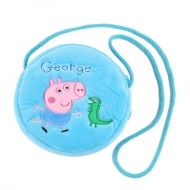 Peppa Pig - Плюшена чантичка - Прасето Пепа - Джордж и динозавърчето