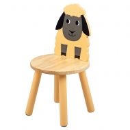 Bigjigs - Детско дървено столче - Овчица