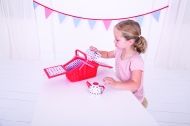 Bigjigs - Детски сервиз за чай с кошница 