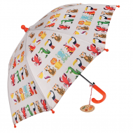 rex london, детски чадър, цветни създания, чадър за деца, дъжд, дъждовно, чадър