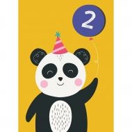 Rex London - Картичка за втори рожден ден - Панда
