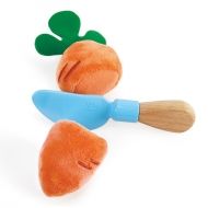 Hape, Кошничка със зеленчуци за най-малките, кошничка със зеленчуци, зеленчуци, плюшени зеленчуци, детска играчка, игра, игри, играчка, играчки
