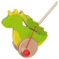 Goki - Дървена играчка за бутане - Дракон Джакомо