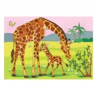 Авис - Детски пъзел - Жирафче с майка си - 30 части