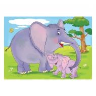Авис - Детски пъзел - Слонче и майка си - 30 части