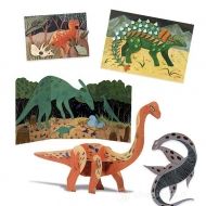 Djeco, Творчески комплект с много активности, светът на динозаврите, творчески комплект, рисуване, оцветяване, творчество, детско творчество