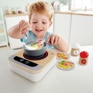 Hape, Дървен готварски комплект, Забавно пържене, детски готварски комплект, детски котлон, готвене за деца, детска кухня, детска играчка, детски играчки, игра, игри, играчка, играчки