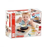 Hape, Дървен готварски комплект, Забавно пържене, детски готварски комплект, детски котлон, готвене за деца, детска кухня, детска играчка, детски играчки, игра, игри, играчка, играчки