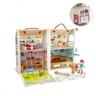 Hape, Дървено ранчо, Клубът на понито, ранчо, конюшня, детска конюшня, дървена играчка, дървени играчки, детска играчка, детски играчки, игра, игри, играчка, играчки
