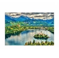 Авис - Пъзел - Бледското езеро, Словения - 1000 части