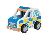 Bigjigs - Дървена полицейска кола
