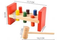 Дървена игра с чукче, дървена игра, игра с чукче, дървена играчка, детска игра, детска играчка, детски играчки, игра, игри, играчка, играчки