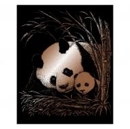 Royal&Langnickel - Творчески комплект за гравиране - Панда и бебе 