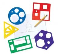 Learning Resources - Шаблони за рисуване - Основни геометрични фигури