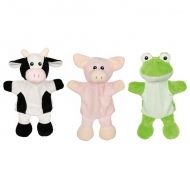 Goki - Кукли за ръце с крака - Крава, прасе и жаба 