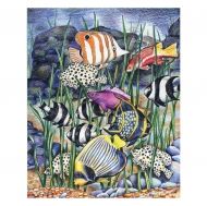 Royal&Langnickel - Творчески комплект за оцветяване по номера - Тропически риби 