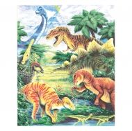 Royal&Langnickel - Творчески комплект за оцветяване по номера - Динозаври