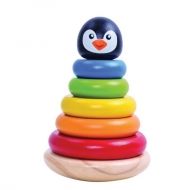 Tooky Toy - Детска дървена низанка - Пингвин
