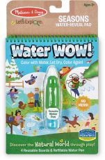 Melissa & Doug, играчка, детска играчка, играчки, детски играчки, книжка за рисуване с вода, книжка за оцветяване с вода, книжка за оцветяване с вода сезони, забавление с вода, рисуване с вода за деца, рисуване с вода, оцвети с вода, комплект за рисуване 