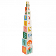 Rex London - Образователни картонени кубчета - Диви чудеса 