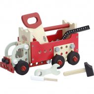 Vilac, играчка, играчки, детска играчка, дървена играчка, играчка от дърво, дървена кутия с инструменти, дървени инструменти, кутия за малки майстори, кутия с инструменти за малки майстори, играчки за строители, играчки за изобретатели, продукти Vilac