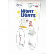 Dekori - Детска нощна лампа за контакт, LED - Заек с кола 