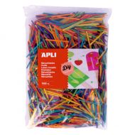 Apli, играчка, играчки, цветни пръчици, дървени пръчици, дървени пръчици за игра, цветни дървени пръчици за игра, дървени пръчици за декорация, пръчици за декорация, цветни пръчици за декорация, творчески аксесоар, продукти Apli, играчки Apli