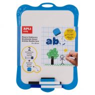 Apli, играчка, играчки, дъска, бяла дъска, дъска за рисуване, комплект дъска с гъбичка и маркери, бяла двустранна дъска, дъска за рисуване с маркери, бяла дъска за игра, дъска за деца, двустранна бяла дъска за рисуване, продукти Apli, играчки Apli