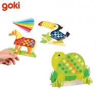 Goki, играчка, играчки, творчески комплект, творчески комплект за игра, животни за тъкане, картонени животни за тъкане, творчески комплект с хартиени ленти, комплект за игра с ленти от хартия, животни за тъкане с хартия, продукти Goki, играчки Goki