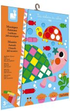 Janod - Детска мозайка със стикери - Животни 