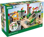 Brio - Голям влаков комплект с влакчета, релси и тунели - 49 части 
