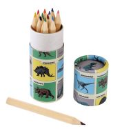 Rex London - Цветни моливи в кутия - Праисторическа земя 