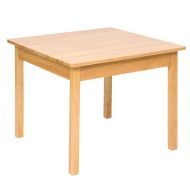 Bigjigs - Дървена маса за детска стая - квадратна