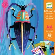 Djeco - Творчески комплект - Направи от хартия - 3D насекоми