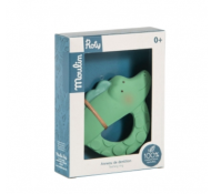 Гумена играчка за гризане - Крокодилче - Moulin Roty