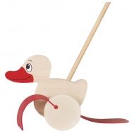 Goki – Дървена играчка за бутане – Пате
