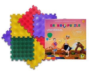 Модулен килим за игра ОРТО ПЪЗЕЛ - микс Таралежи