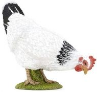Papo - Фигурка за колекциониране и игра - Бяла кокошка 